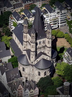 Große St Martin Köln Luftbild
