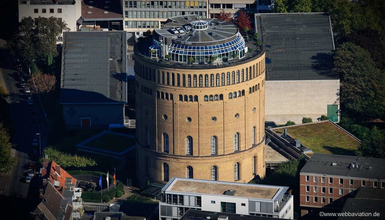 Hotel im Wasserturm Köln Luftbild
