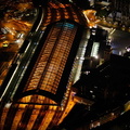 Köln Hauptbahnhof Hbf bei Nacht Luftbild