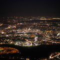 Köln bei Nacht Luftbild
