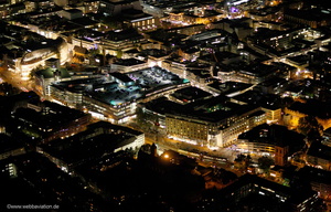 Pipinstraße und Cäcilienstraße 50667 Köln bei Nacht bei Nacht Luftbild