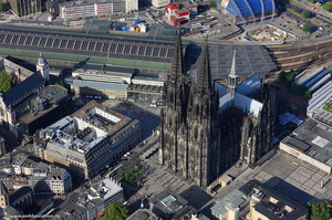 Kölner Dom Luftbild 