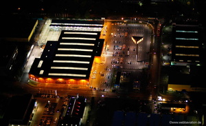 Obi Baumarkt Köln bei Nacht  Luftbild 