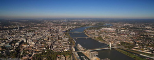 Parama Luftbild von Köln - panoramic  aerial photograph of Cologne