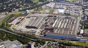Mannesmannröhren-Werke GmbH in Mülheim an der Ruhr  Luftbild