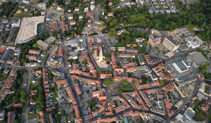 Borken Stadtzentrum Luftbild