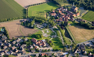  Landhaus Keller und  Bürgerpark Raesfel  Luftbild
