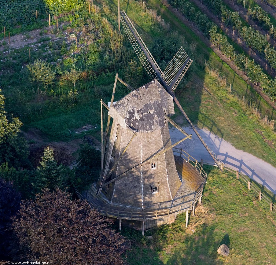 Letter Windmühle, Coesfeld-Lette Luftbild