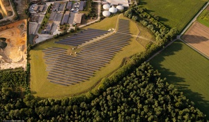 Solarfeld Flamschen Coesfeld Luftbild