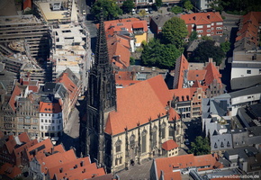 St. Lamberti Kirche Münster Luftbild