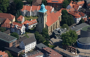 St. Martini Kirche Münster  Luftbild
