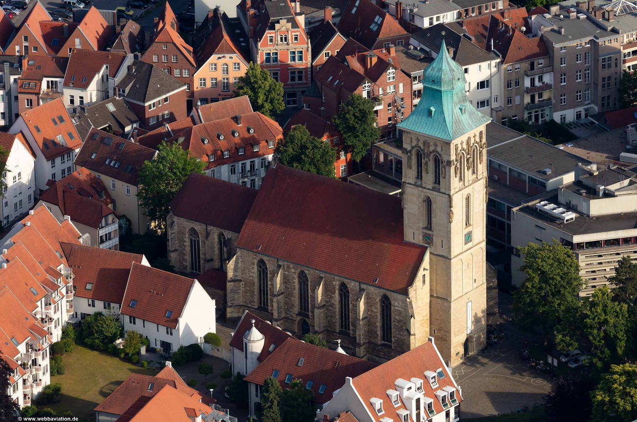  St. Martini Kirche Münster Luftbild