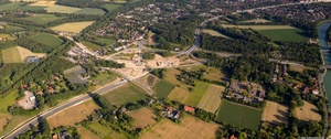 Ausbau der B51 Münster  Luftbild