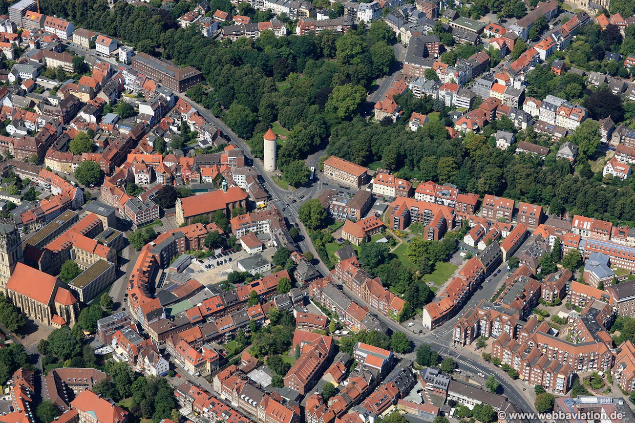 Münzstraße Münster Luftbild