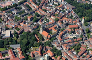 westlichen Innenstadt von Münster Luftbild