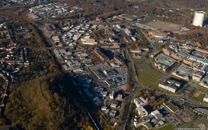 Gewerbegebiet am Technologiezentrum Oberhausen Luftbild