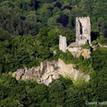 Burg Drachenfels  Luftbild