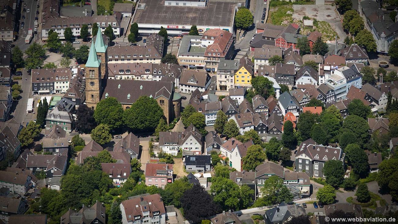 Schwelmer Altstadt  Luftbild