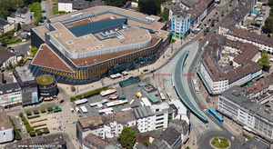 Hofgarten Einkaufszentrum Solingen Luftbild