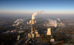 Kraftwerk Lünen NRW  Luftbild 