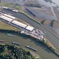Hafen Emmelsum Voerde Luftbild
