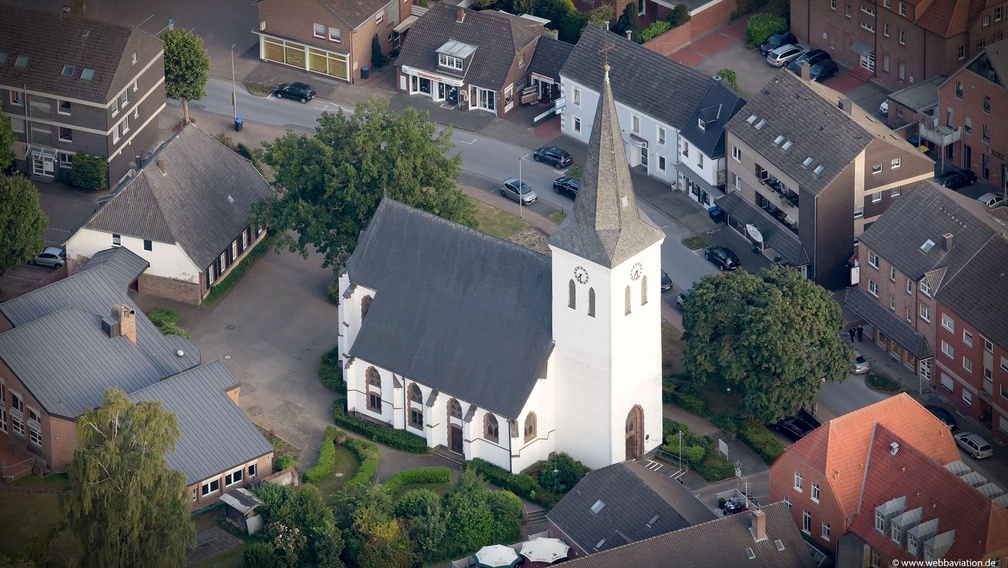 Evangelische Kirche Hamminkeln Luftbild
