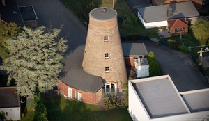 Mühle Wefelnberg in Hamminkeln-Brünen Luftbild