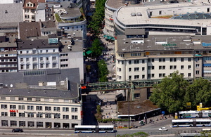 Alter Freiheit  Wuppertal   Deutschland Luftbild