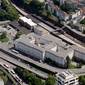 Gebäude der Bundesbahndirektion Wuppertal Luftbild