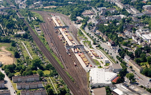 Umschlagbahnhof Wuppertal-Langerfeld Luftbild