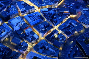 Die Alte Freiheit Wuppertal Deutschland bei Nacht Luftbild
