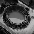 römischen Amphitheater der römischen Stadt Colonia Ulpia Traiana, heute archeologischer Park Xanten Luftbild