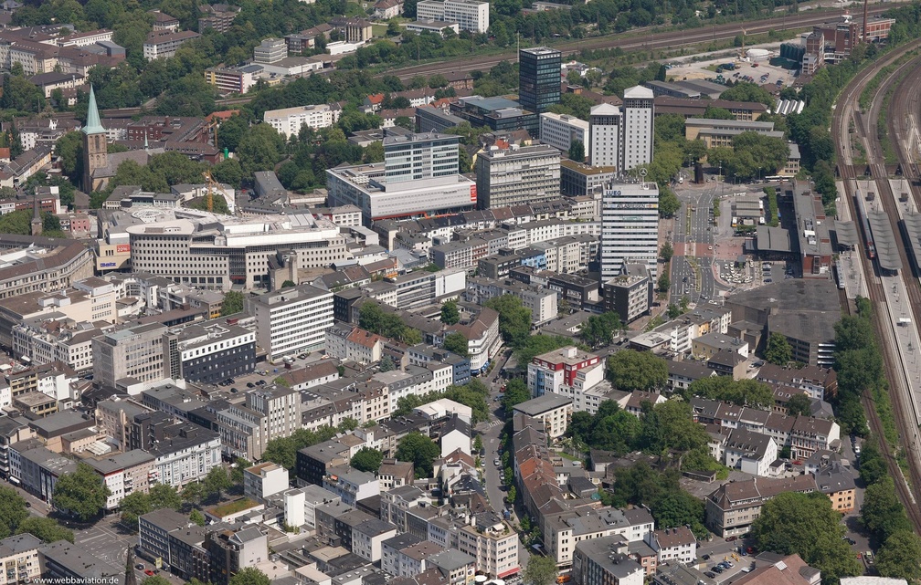 Bochum Stadtzentrum Luftbild