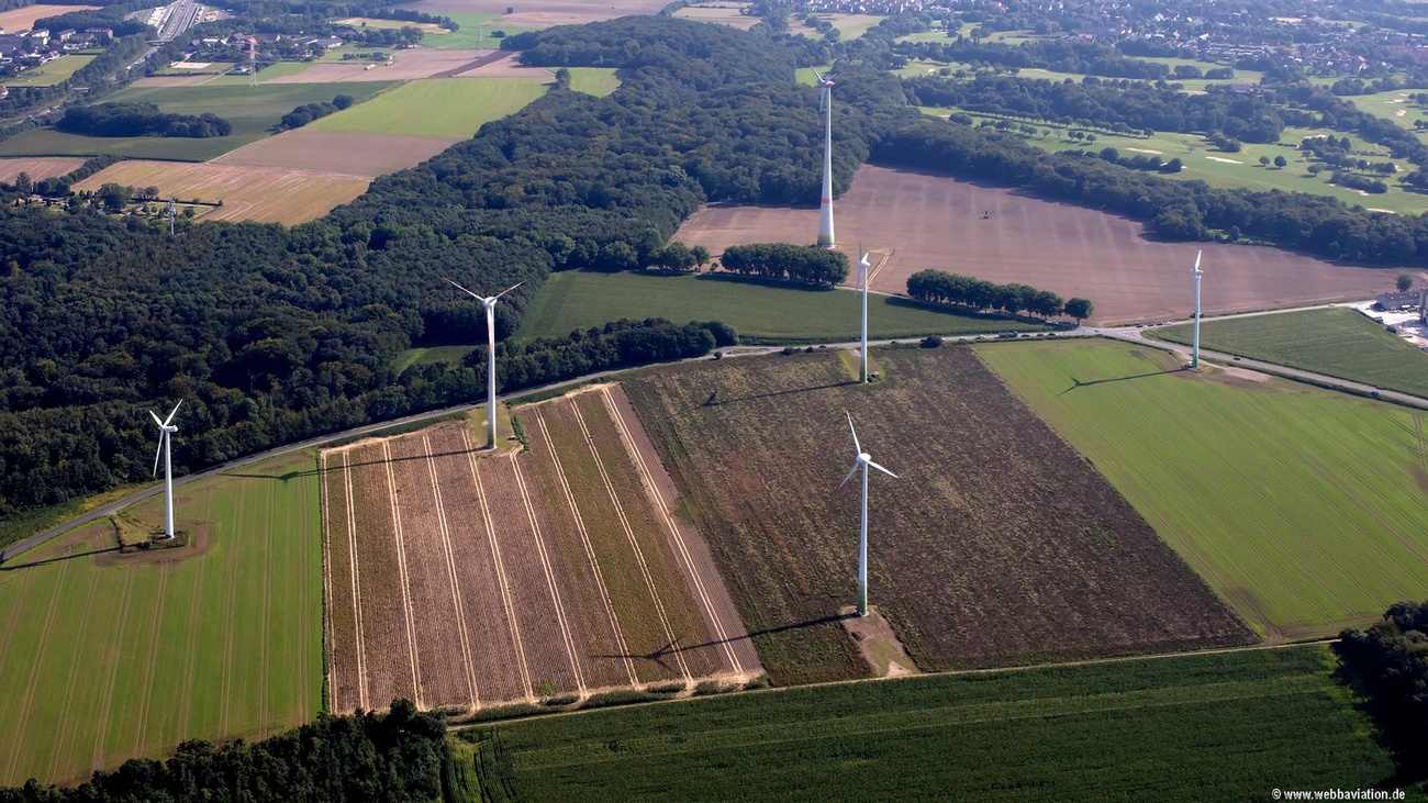 Windpark Schwerin  Castrop-Rauxel Luftbild