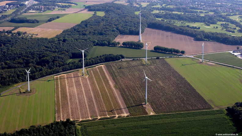 Windpark Schwerin  Castrop-Rauxel Luftbild
