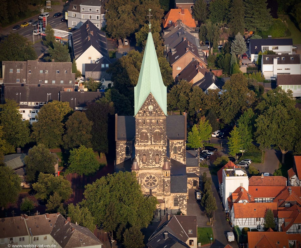 St Martinus Kirche Westerholt Luftbild
