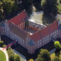 Schloss Herten mit Hochzeit Luftbild 