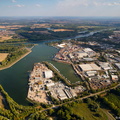 Rheinhafen Germersheim  Luftbild 