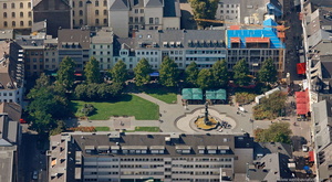 Josef Görres Platz  Koblenz Luftbild 