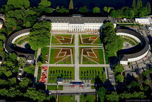 Kurfürstliche Schloss  Koblenz Luftbild 