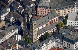Liebfrauenchirche  Koblenz Luftbild 