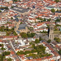 Sankt-Josephs-Kirche und Umgebung Speyer  Luftbild 