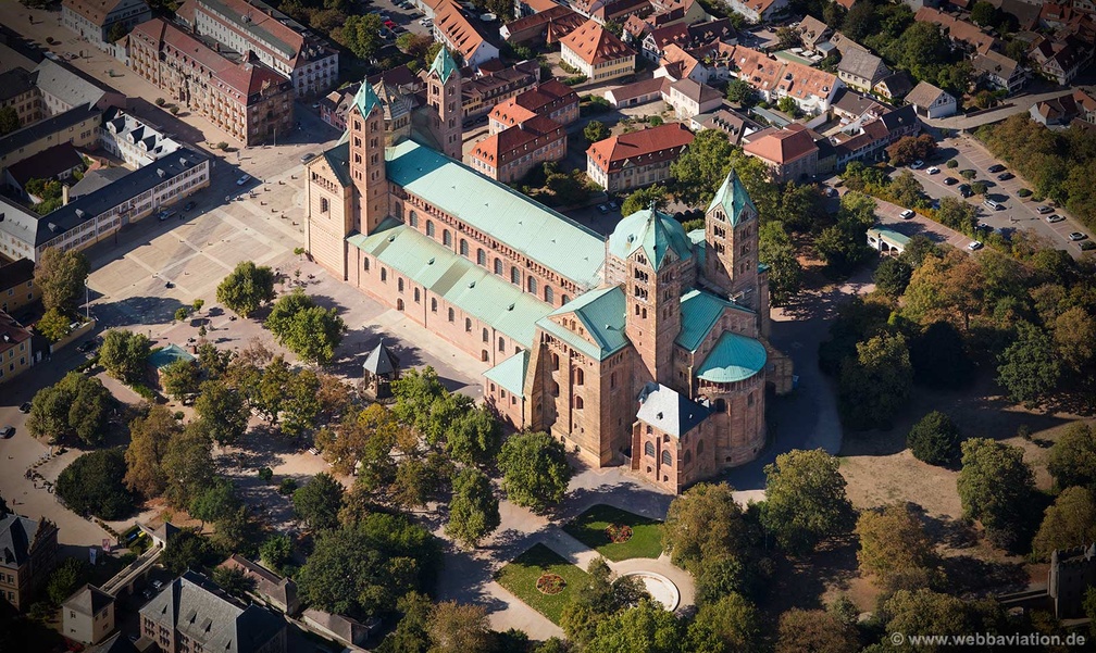 Speyerer Dom Luftbild 