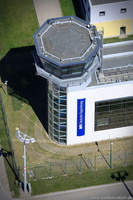 Kontrolturm Dresden Flughafen Luftbild