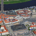 Dresden Altstadt. - Luftbild