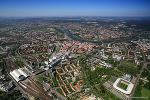 Seevorstadt West Dresden  Luftbild