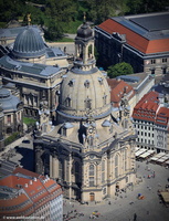 der Dresdner Frauenkirche Luftbild 