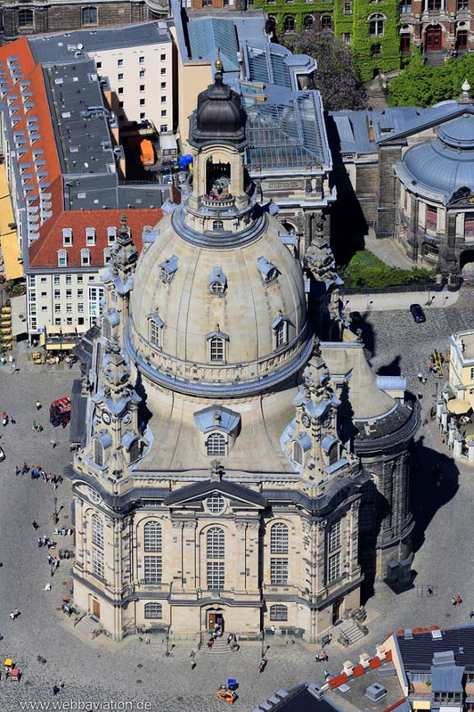 Dresdner Frauenkirche Luftbild