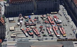 Frühjahrsmarkt Dresden Luftbild