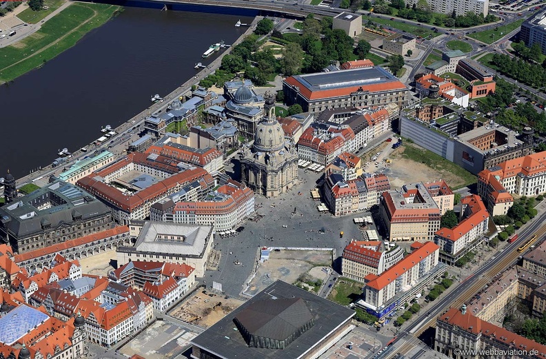 Neumarkts  Dresden Luftbild